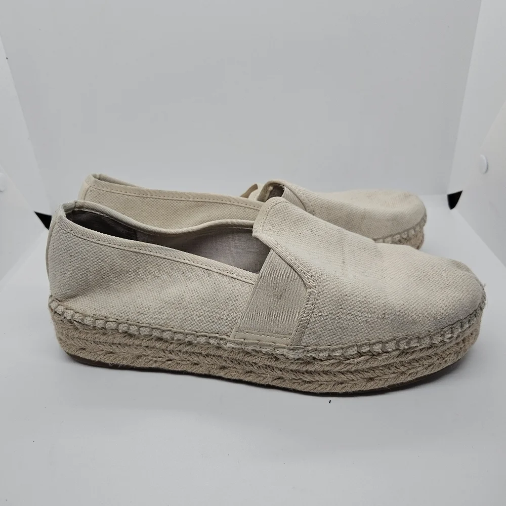 Circus by Sam Edelman Christina Platform Espadrilles beige size 9M